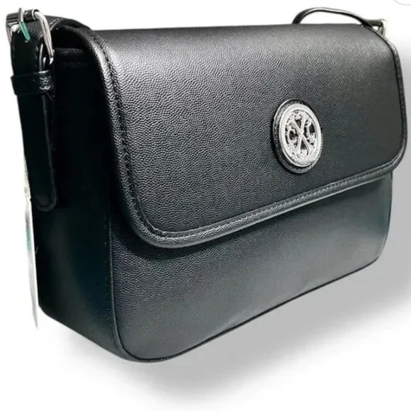 CXL Christian Lacroix Karen Caviar Shoulder Bag Vegan Leather Classic -Black NWT - Picture 2 of 6